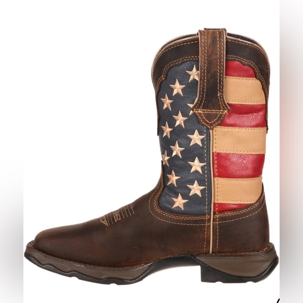 Durango Lady Rebel 10 Inch Flag RD4414 Western Boot